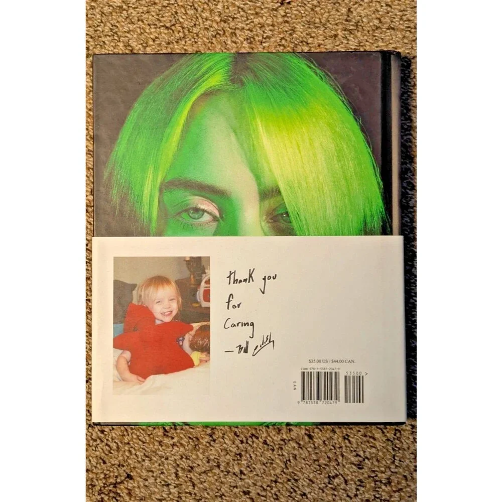 Billie Eilish Hardcover Illustrated Photo Book First Edition Official Fan Book